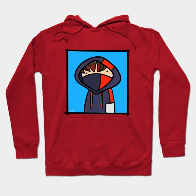 Cute Muselk Doodle Hoodie by Sketchy